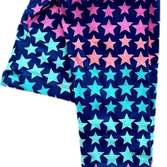 NWT Kohls SO Leggings Colorful Stars Pattern Kids Leggings Size 16 - Picture 4 of 6